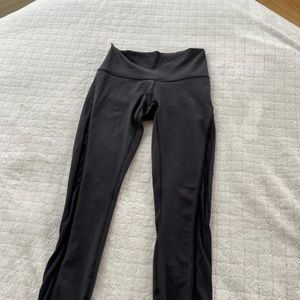 Black Lululemon Elastane Pants Sz 4